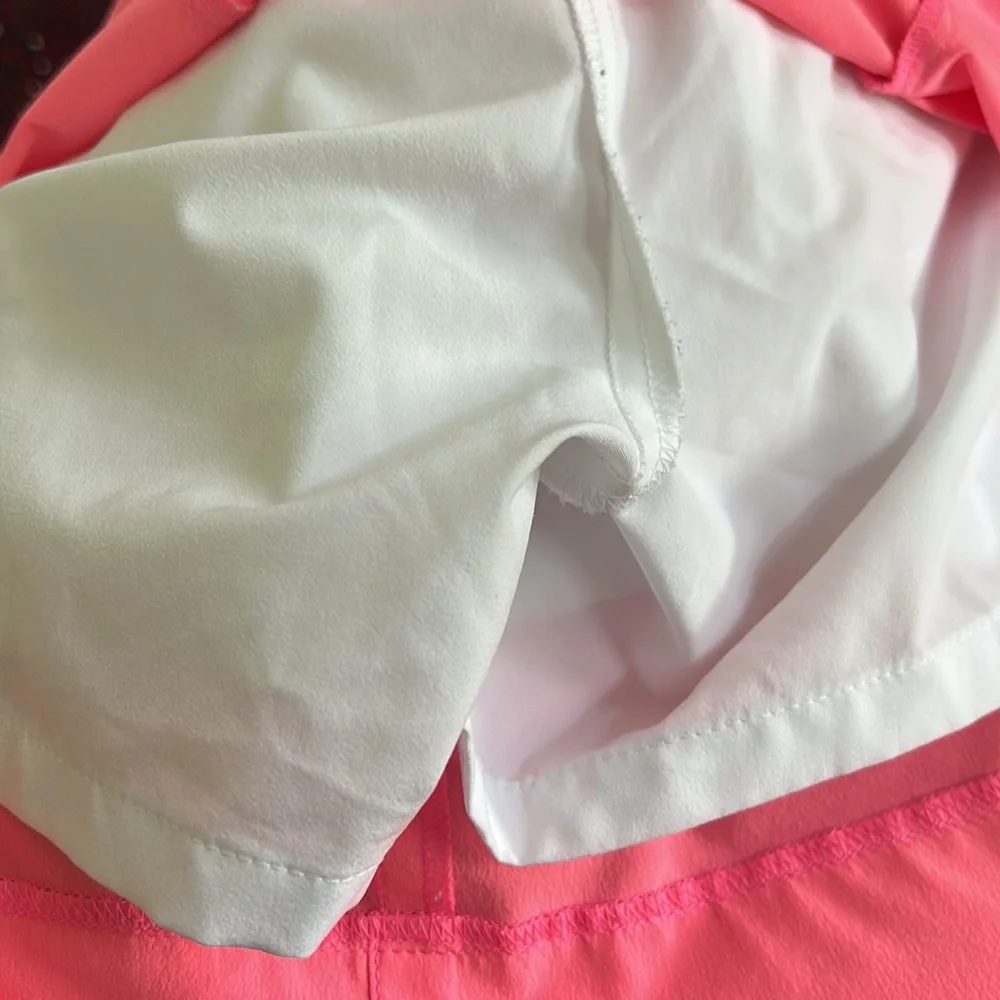 Annika Cutter & Buck Bright Salmon Sport Skort sz 4